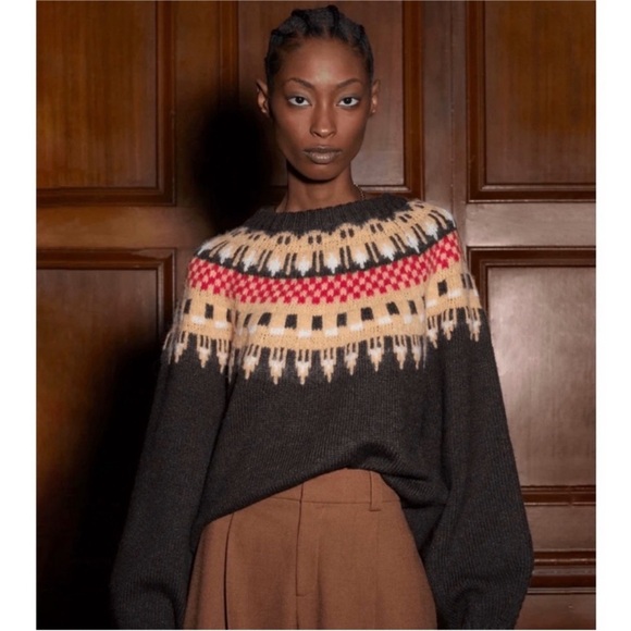 A.L.C. Fair Isle wool and alpaca blend Sweater - Picture 1 of 6